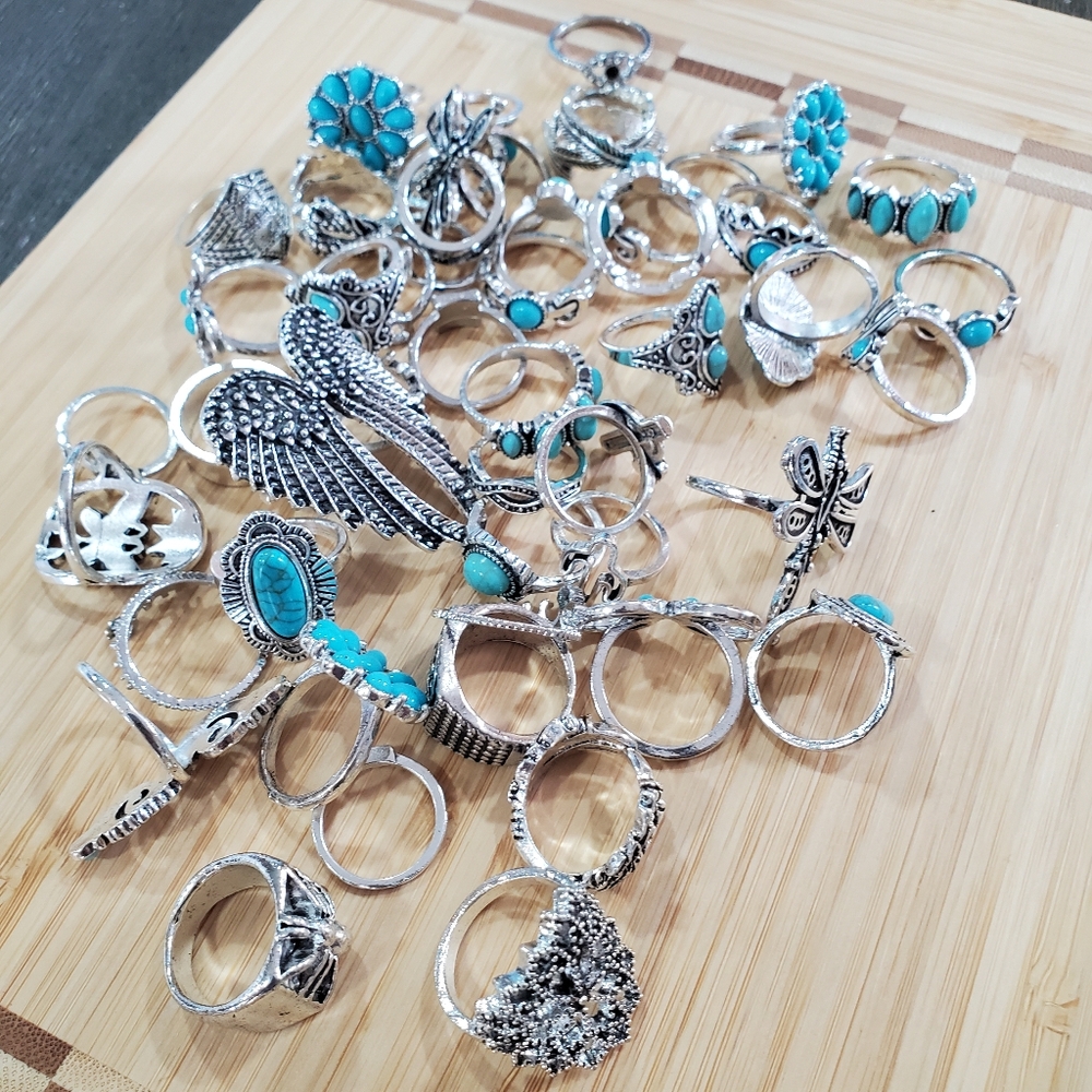 Lot of 50pcs Boho Style Ring Set - Picture 6 of 6